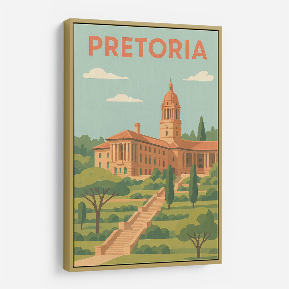 Explore Pretoria Travel Poster 1 Explore Pretoria Travel Poster 1