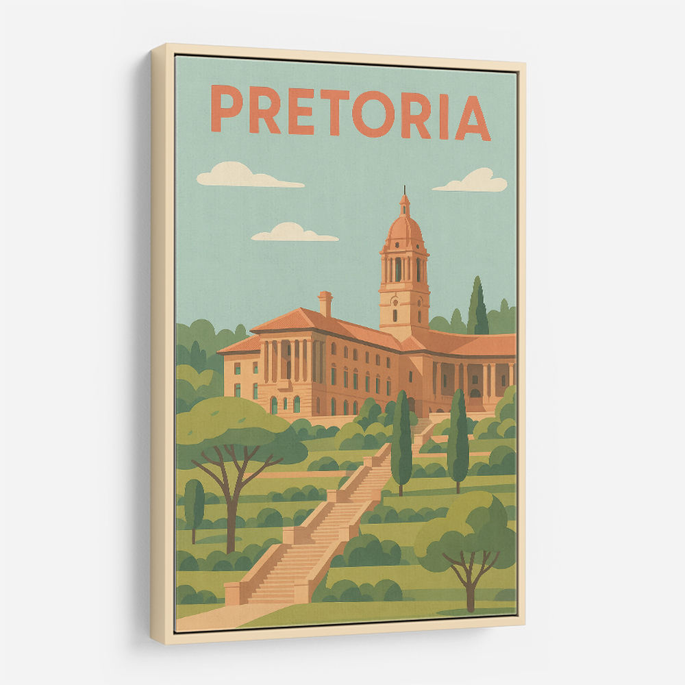 Explore Pretoria Travel Poster 1 Explore Pretoria Travel Poster 1