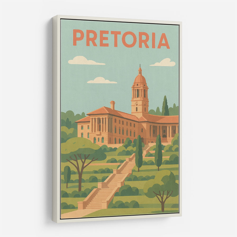 Explore Pretoria Travel Poster 1 Explore Pretoria Travel Poster 1