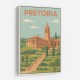 Explore Pretoria Travel Poster 1 Explore Pretoria Travel Poster 1