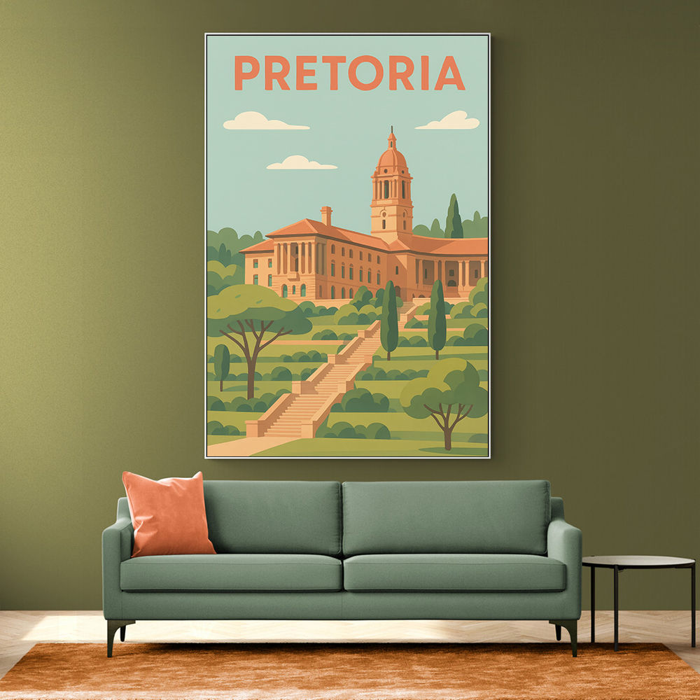 Explore Pretoria Travel Poster 1 Explore Pretoria Travel Poster 1