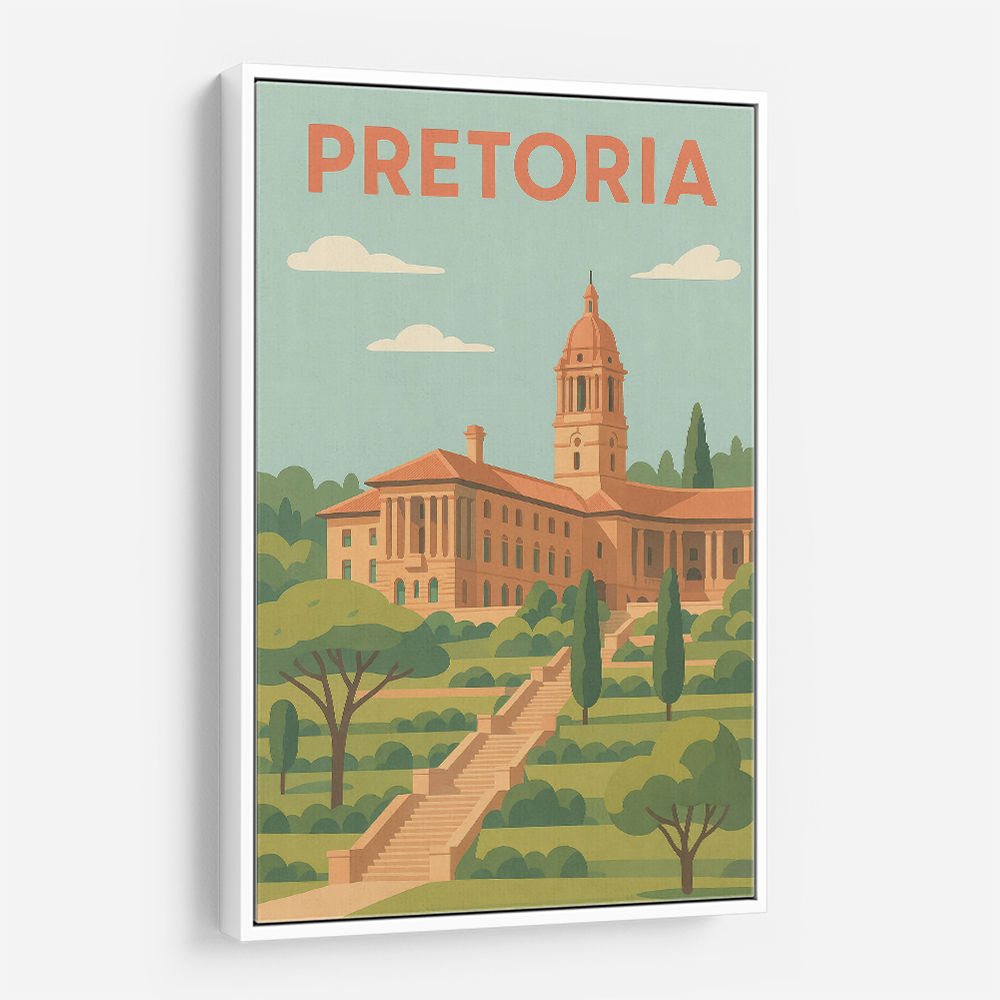 Explore Pretoria Travel Poster 1 Explore Pretoria Travel Poster 1