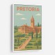 Explore Pretoria Travel Poster 1 Explore Pretoria Travel Poster 1