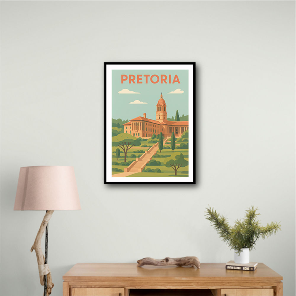 Explore Pretoria Travel Poster 1 Explore Pretoria Travel Poster 1