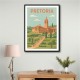 Explore Pretoria Travel Poster 1 Explore Pretoria Travel Poster 1