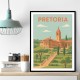Explore Pretoria Travel Poster 1 Explore Pretoria Travel Poster 1