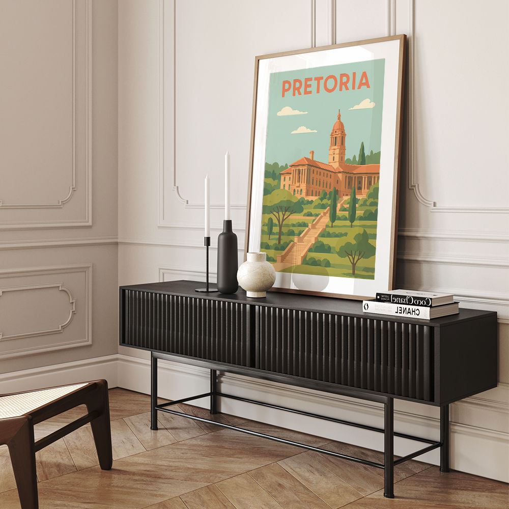 Explore Pretoria Travel Poster 1 Explore Pretoria Travel Poster 1