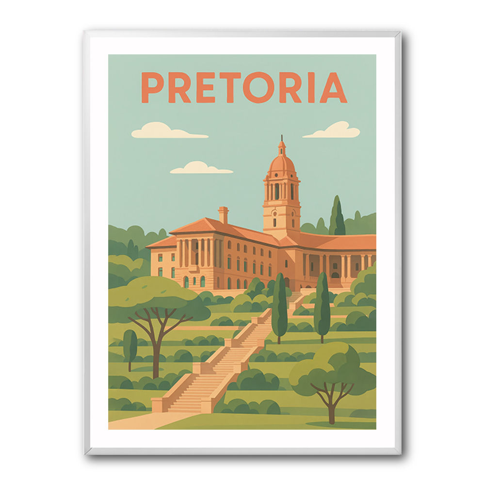 Explore Pretoria Travel Poster 1 Explore Pretoria Travel Poster 1