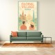 Global Village Travel Poster Global Village Travel Poster