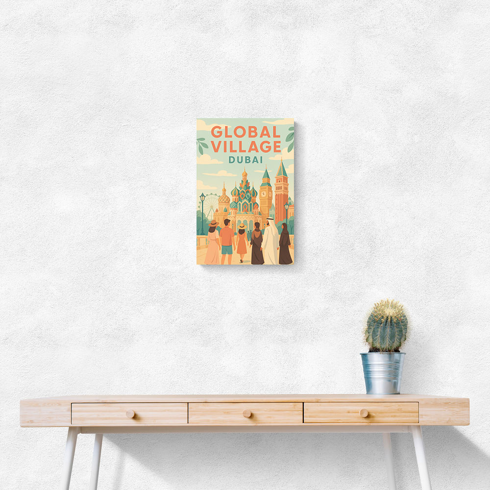 Global Village Travel Poster 2 Global Village Travel Poster 2