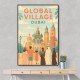 Global Village Travel Poster 2 Global Village Travel Poster 2
