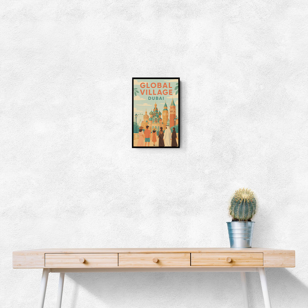 Global Village Travel Poster 2 Global Village Travel Poster 2