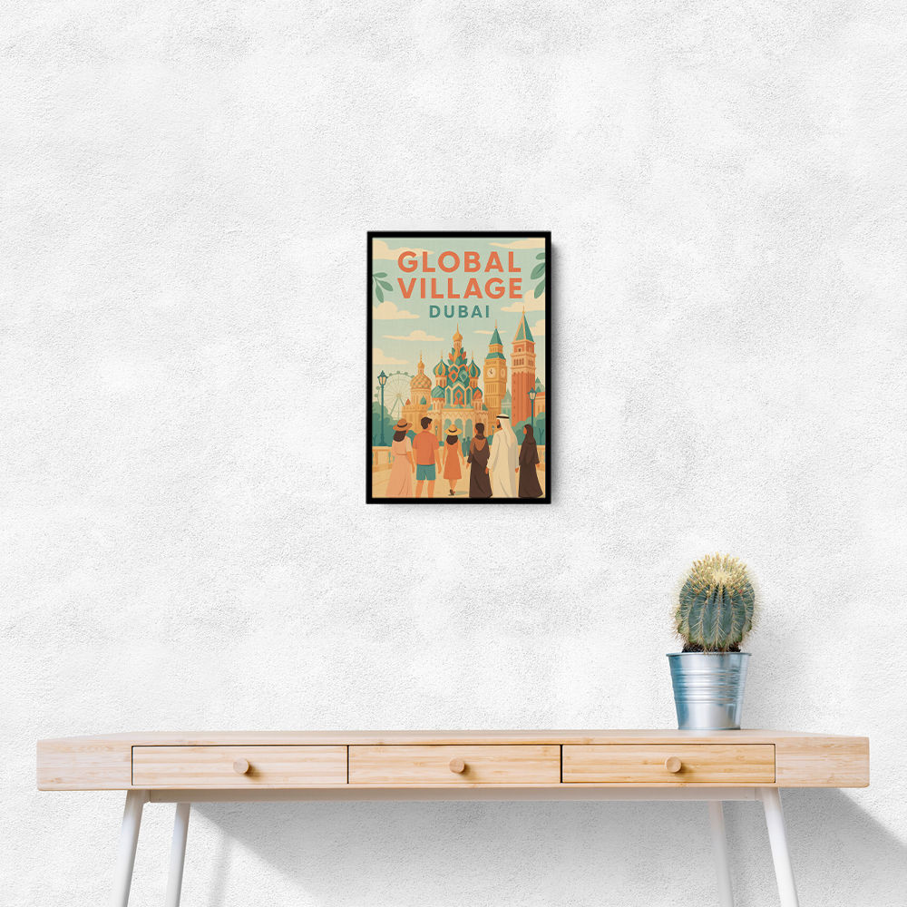 Global Village Travel Poster 2 Global Village Travel Poster 2