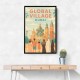 Global Village Travel Poster 2 Global Village Travel Poster 2