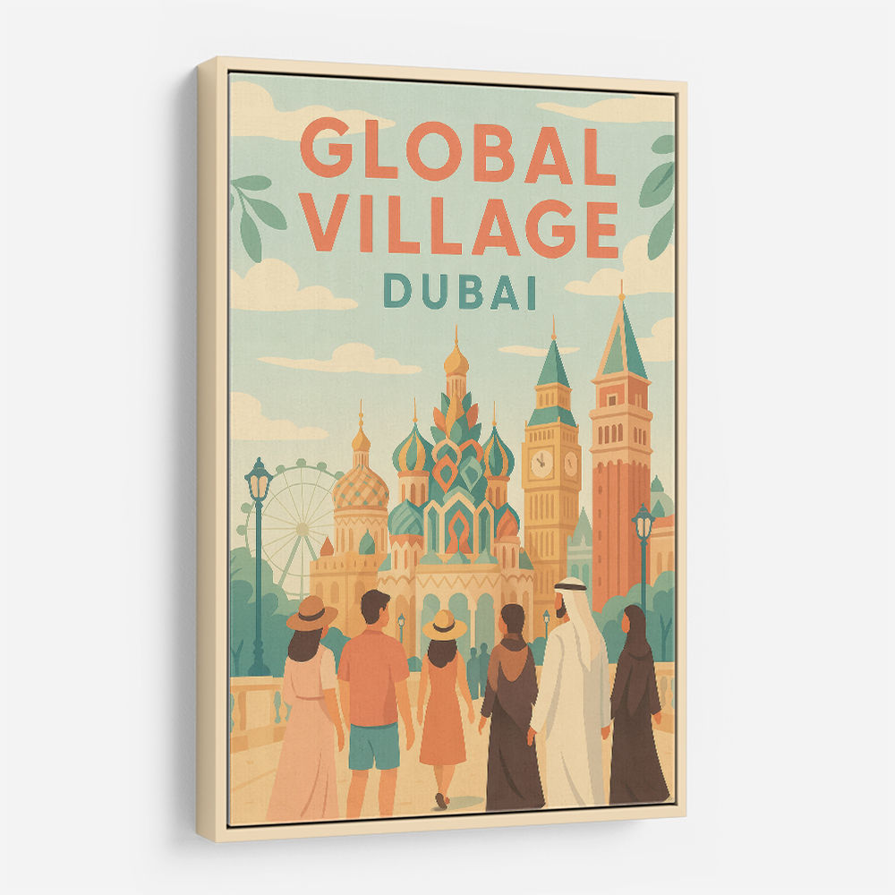 Global Village Travel Poster 2 Global Village Travel Poster 2