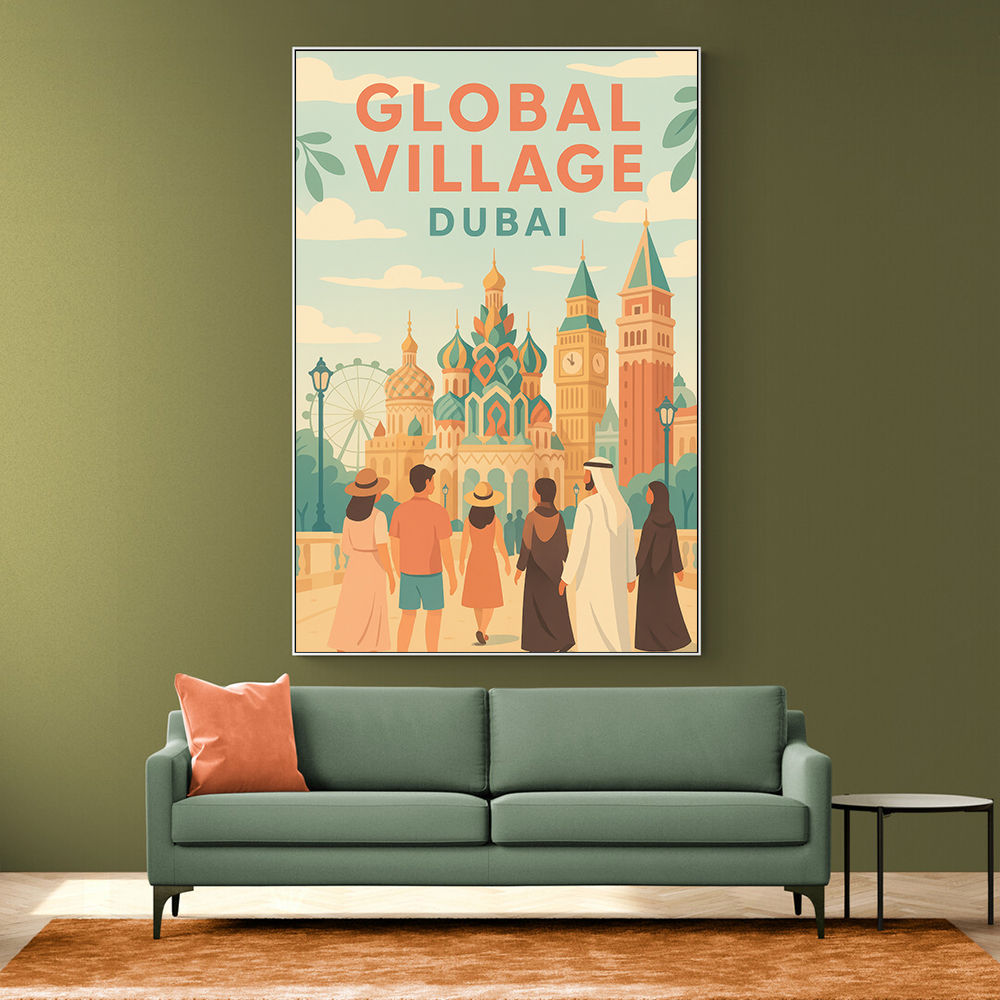 Global Village Travel Poster 2 Global Village Travel Poster 2
