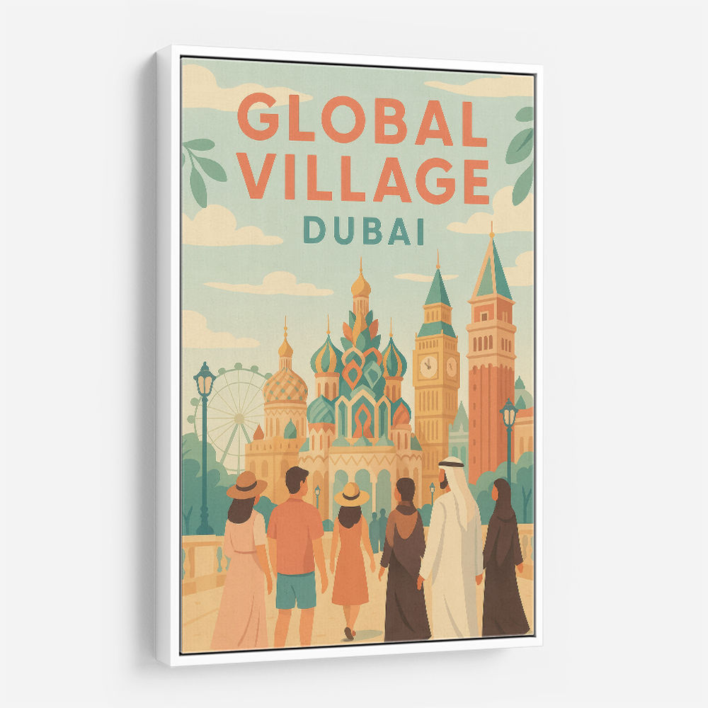 Global Village Travel Poster 2 Global Village Travel Poster 2