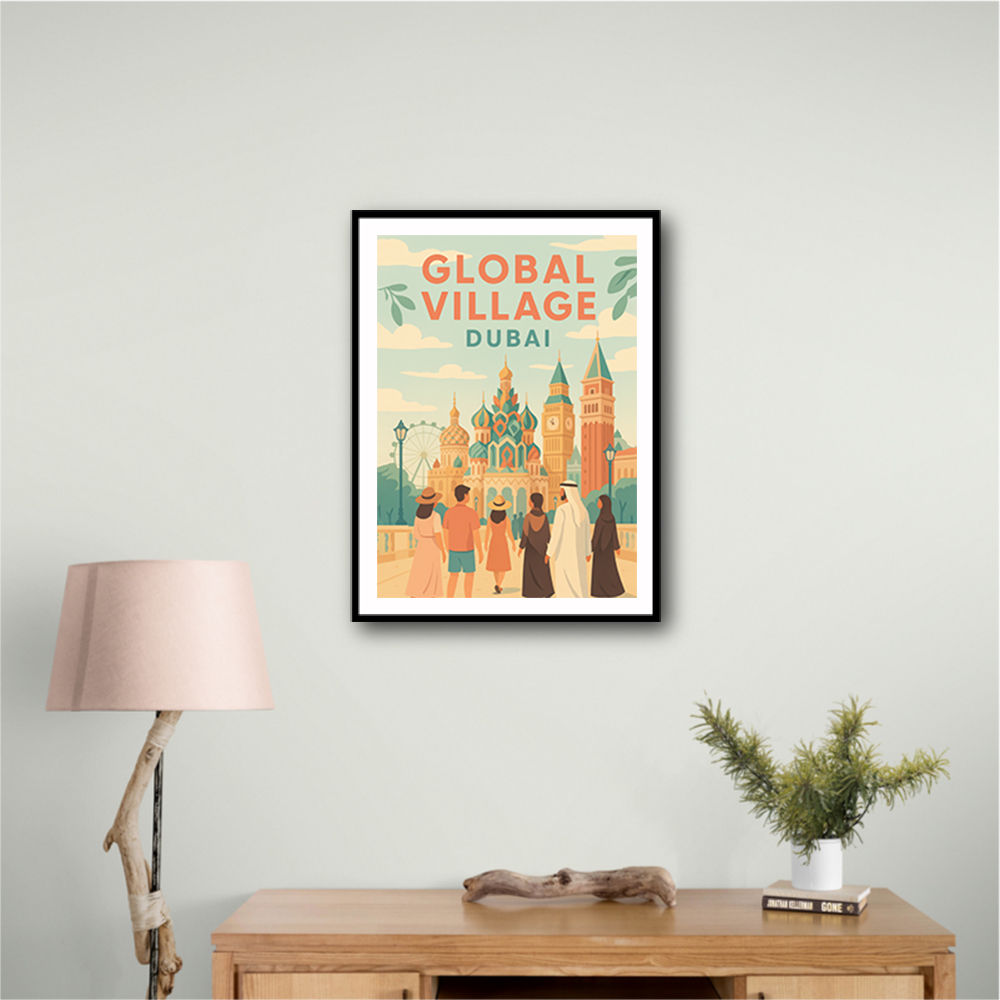 Global Village Travel Poster 2 Global Village Travel Poster 2