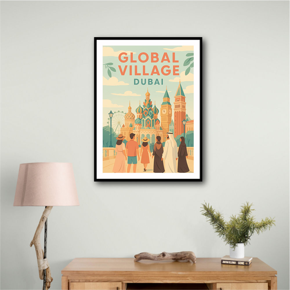 Global Village Travel Poster 2 Global Village Travel Poster 2