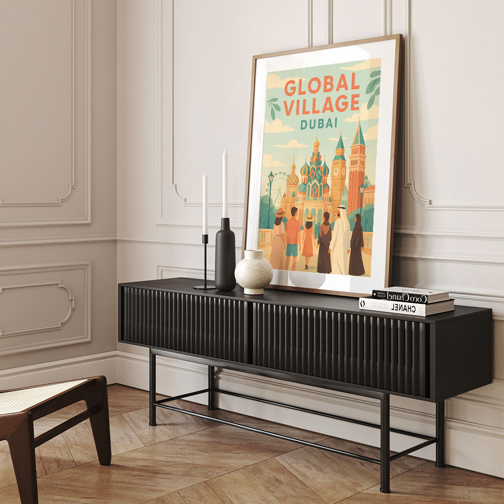 Global Village Travel Poster 2 Global Village Travel Poster 2