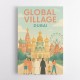 Choose Product Type:: Canvas Global Village Travel Poster 3