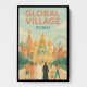 Choose Product Type:: Framed Canvas Global Village Travel Poster 3