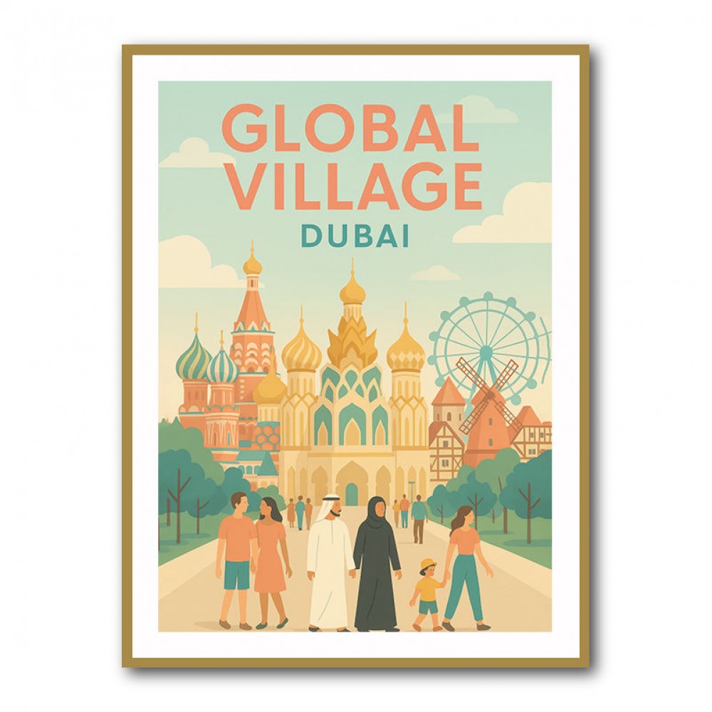 Global Village Travel Poster 3