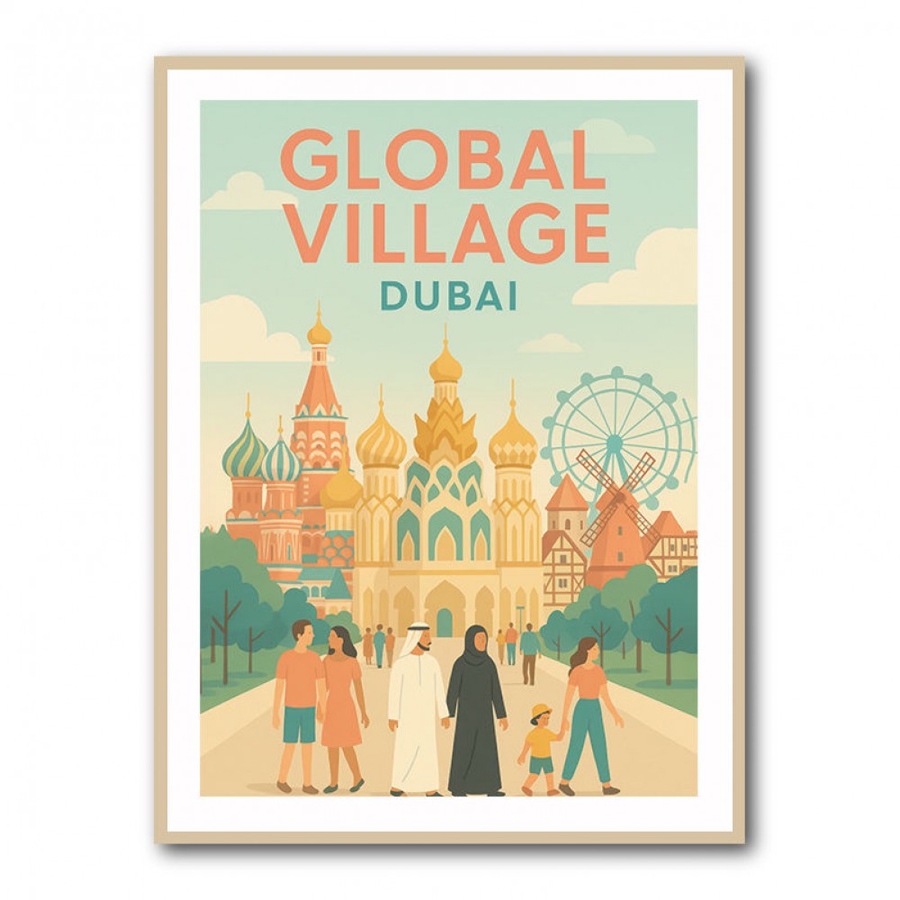 Global Village Travel Poster 3