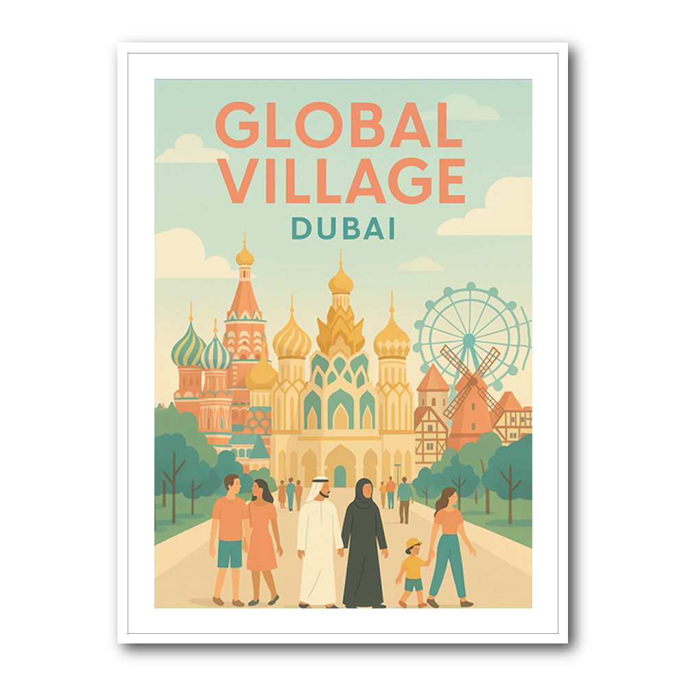 Global Village Travel Poster 3