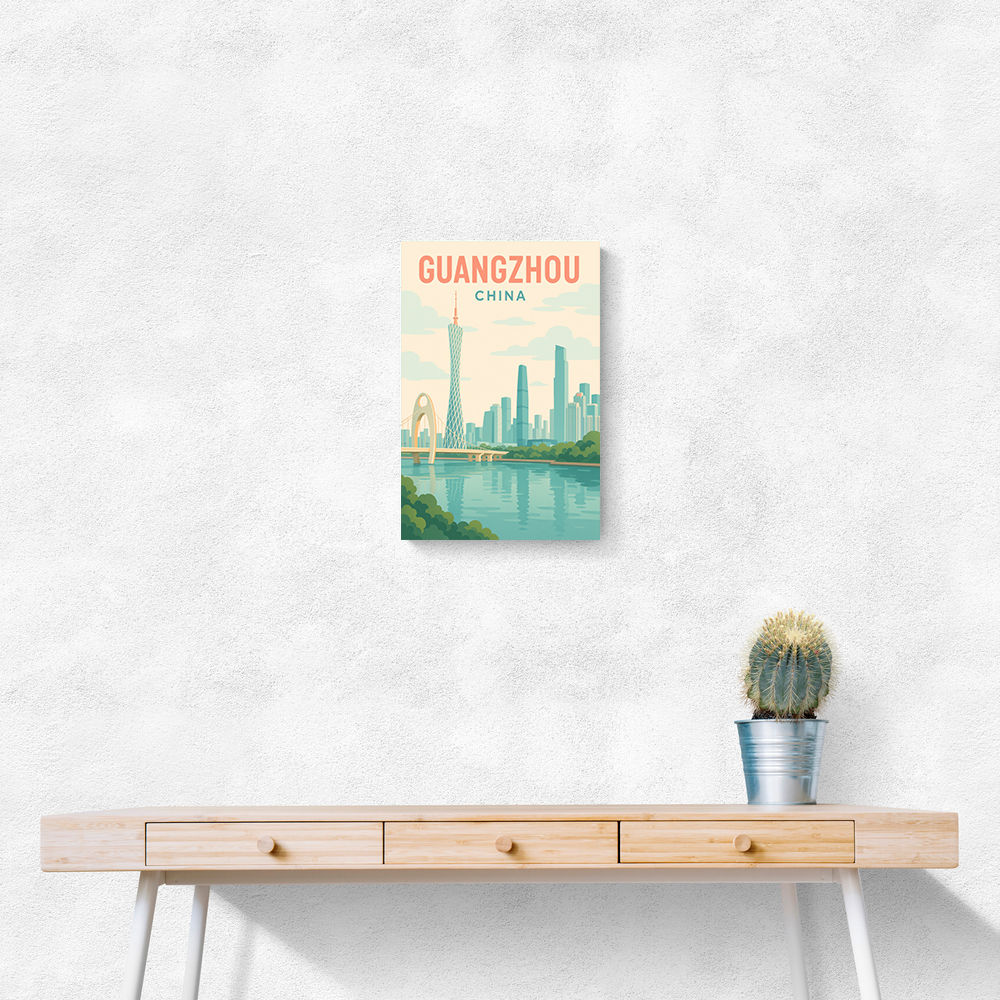 Guangzhou China Travel Poster Guangzhou China Travel Poster