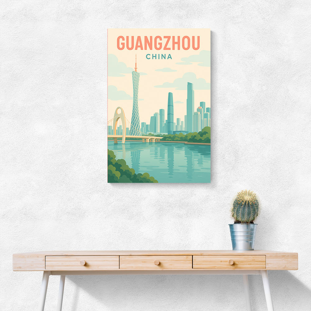 Guangzhou China Travel Poster Guangzhou China Travel Poster