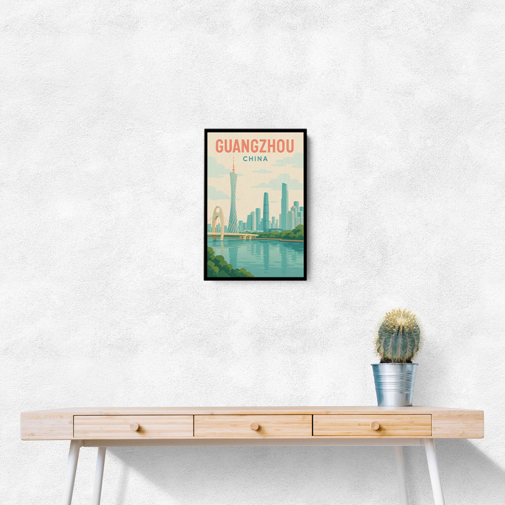 Guangzhou China Travel Poster Guangzhou China Travel Poster