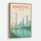Guangzhou China Travel Poster Guangzhou China Travel Poster