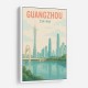 Guangzhou China Travel Poster Guangzhou China Travel Poster