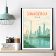 Guangzhou China Travel Poster Guangzhou China Travel Poster