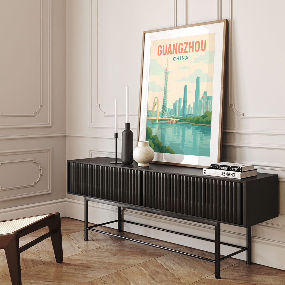 Guangzhou China Travel Poster Guangzhou China Travel Poster
