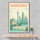 Guangzhou China Travel Poster 1 Guangzhou China Travel Poster 1