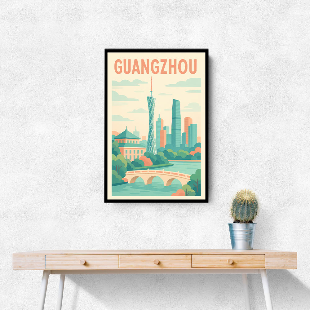 Guangzhou China Travel Poster 1 Guangzhou China Travel Poster 1