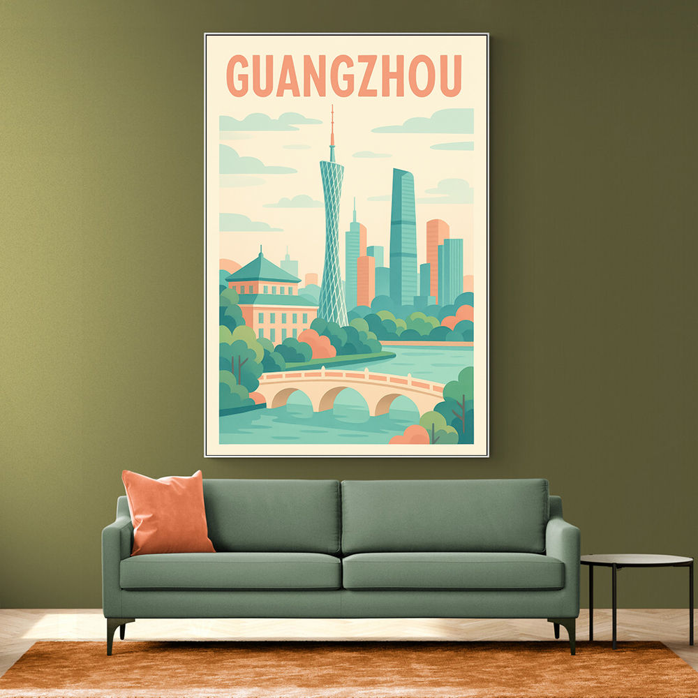 Guangzhou China Travel Poster 1 Guangzhou China Travel Poster 1