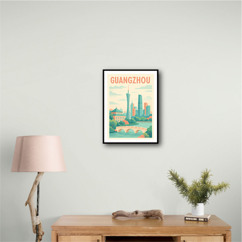 Guangzhou China Travel Poster 1 Guangzhou China Travel Poster 1