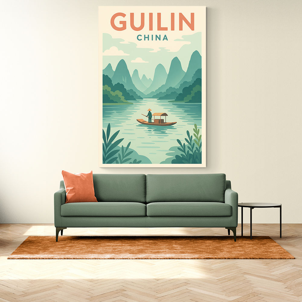 Guilin China Travel Poster Guilin China Travel Poster