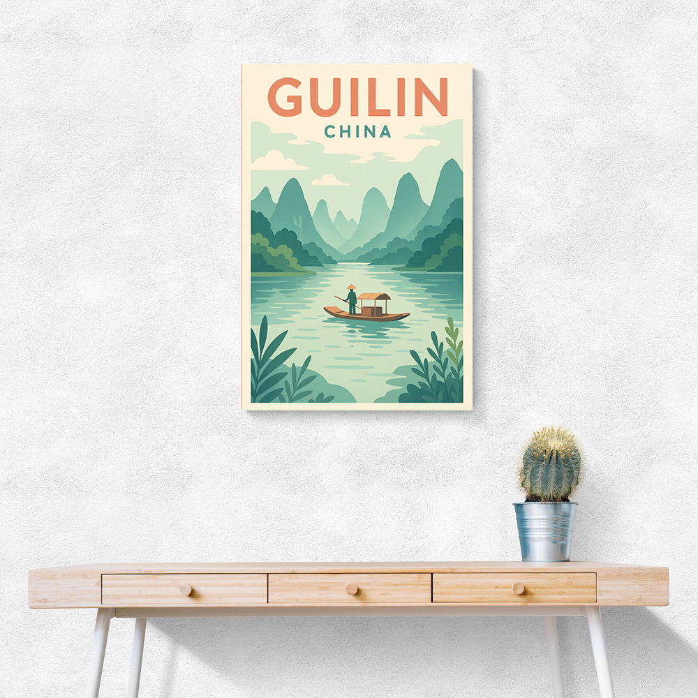 Guilin China Travel Poster Guilin China Travel Poster