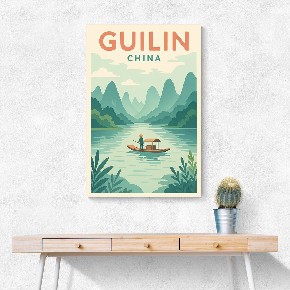 Guilin China Travel Poster Guilin China Travel Poster