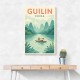 Guilin China Travel Poster Guilin China Travel Poster