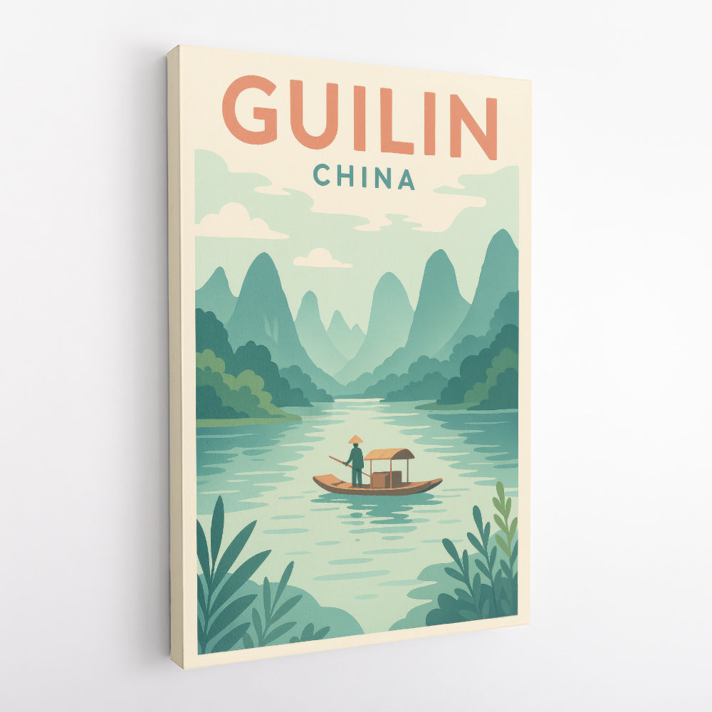 Guilin China Travel Poster Guilin China Travel Poster