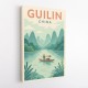 Guilin China Travel Poster Guilin China Travel Poster