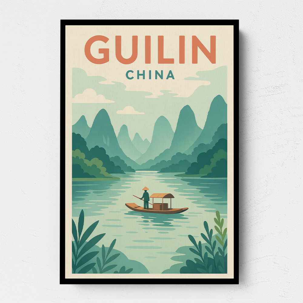 Guilin China Travel Poster Guilin China Travel Poster