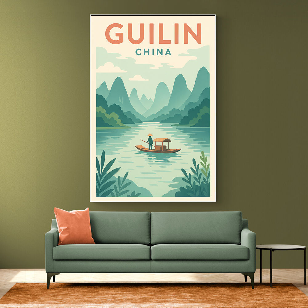 Guilin China Travel Poster Guilin China Travel Poster