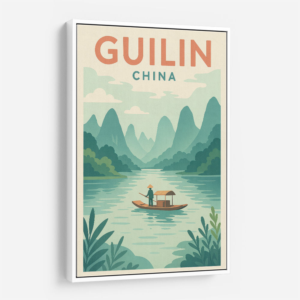 Guilin China Travel Poster Guilin China Travel Poster