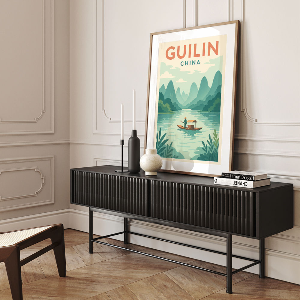 Guilin China Travel Poster Guilin China Travel Poster